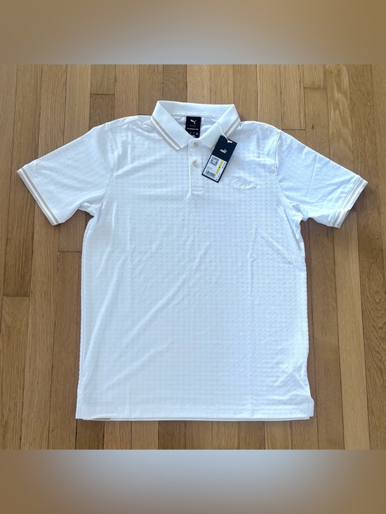 New Porsche Puma 911 Targa Polo 60 Year Anniversary Men’s Medium Pepita Jacquard